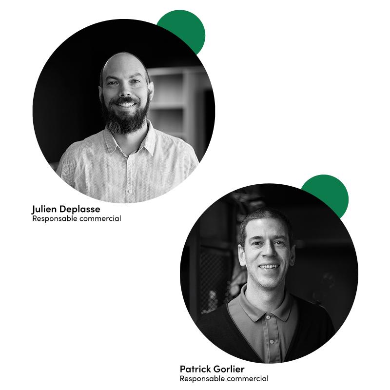 Julien Depasse & Patrick Gorlier, responsables commerciaux de Bornesderecharge.fr