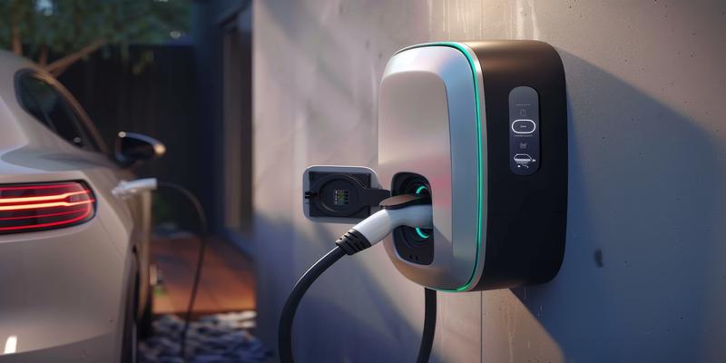 Colonnina di ricarica Wallbox contro il muro