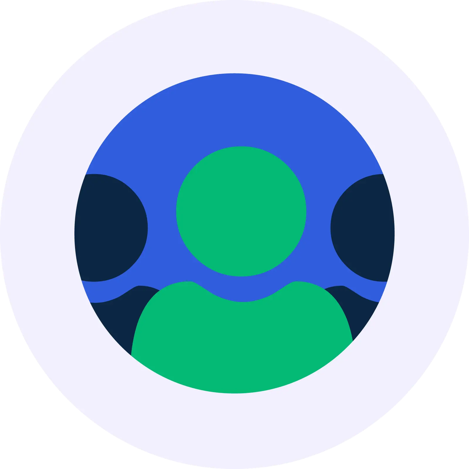 Illustrert ikon av flere personsiluetter.