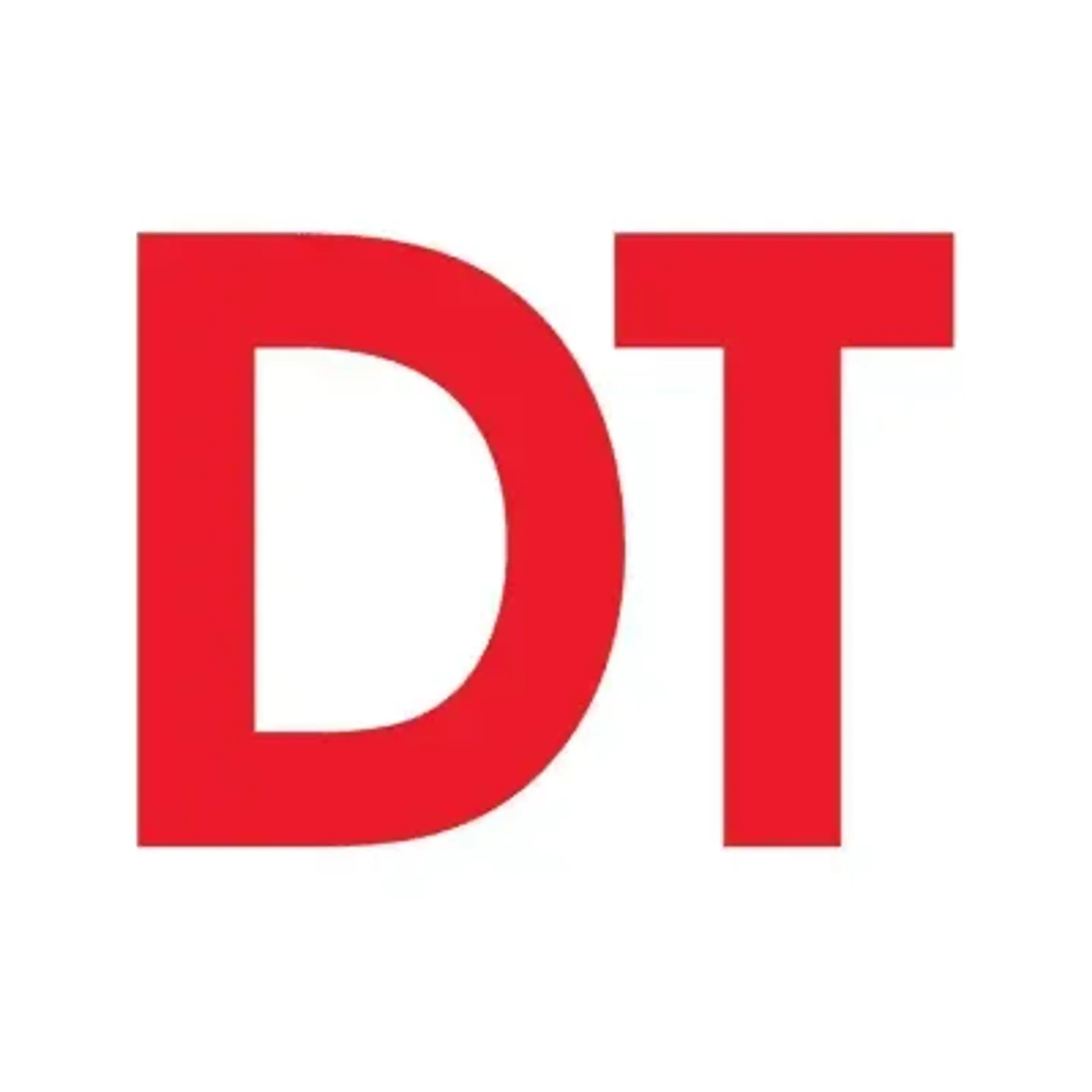 Logotyp från solcellsföretaget DT Energi (Dalaträhus Energi).