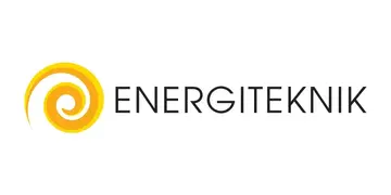 Solcellsföretaget Energitekniks logotyp.