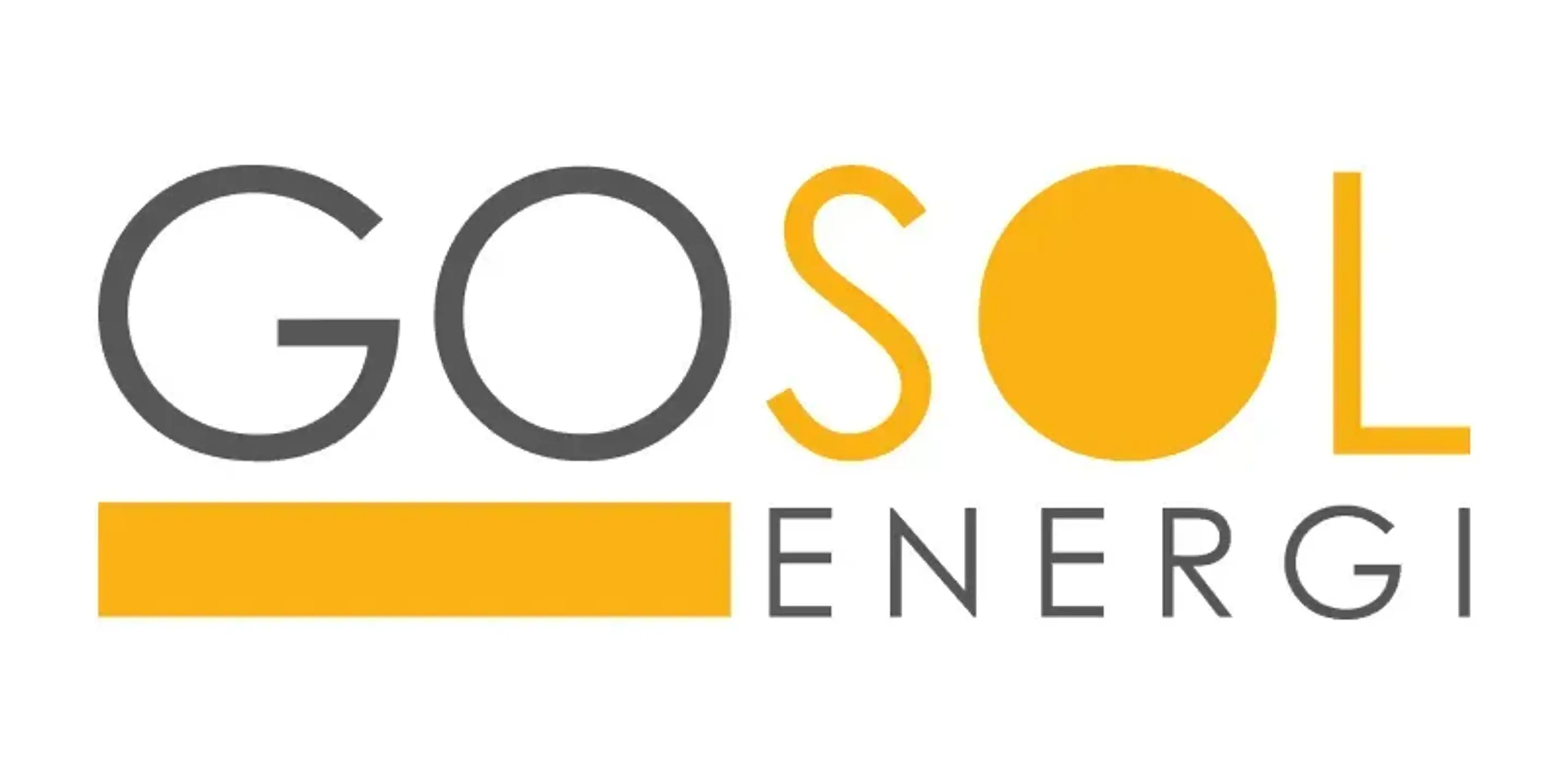 Solcellsföretaget Gosol Energis logotyp.