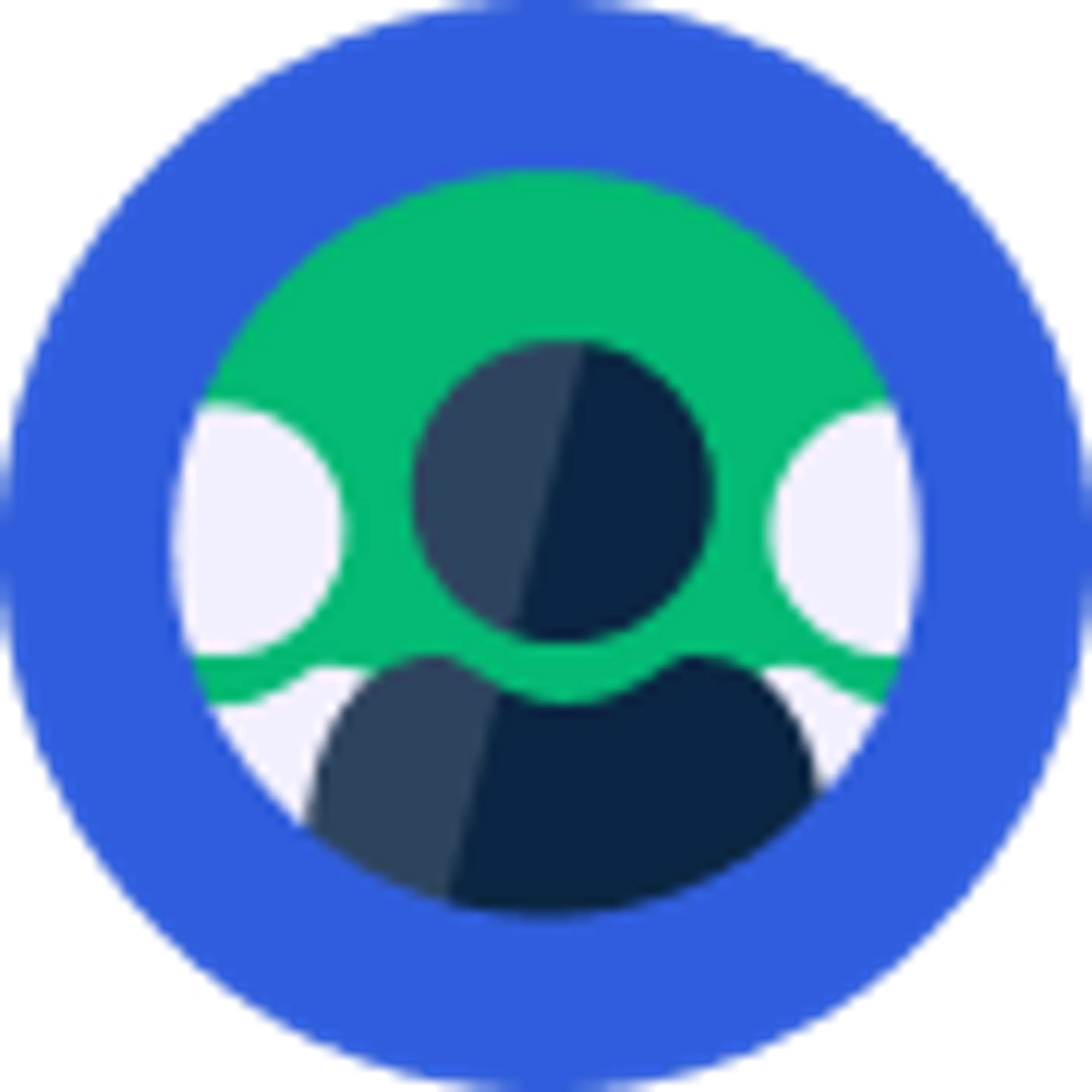 Illustrert ikon av personsiluetter.