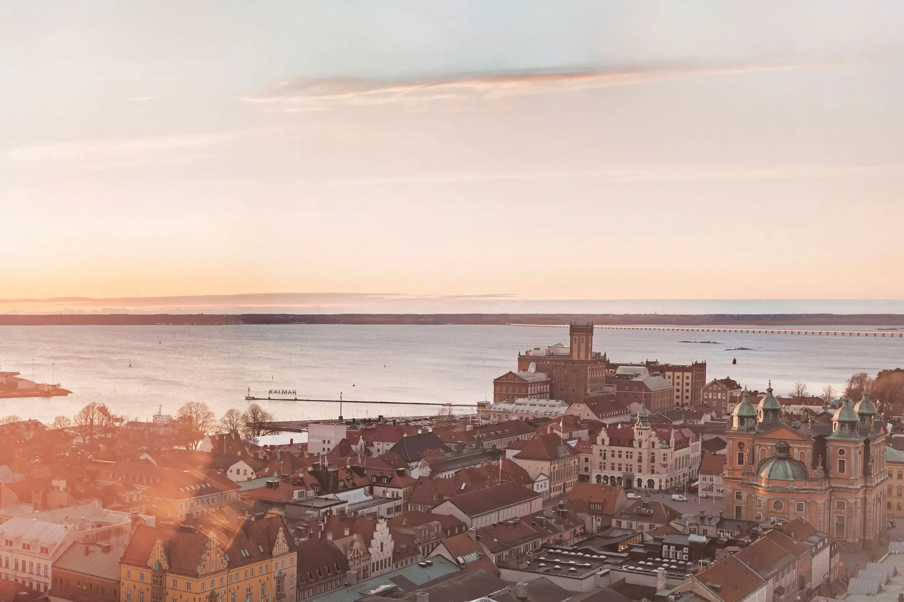 Vy över Kalmar.