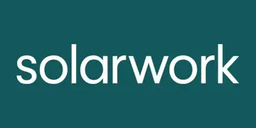 Solcellsföretaget Solarworks logotyp.