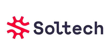 Solcellsföretaget Soltechs logotyp.