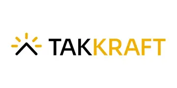 Solcellsföretaget Takkrafts logotyp.