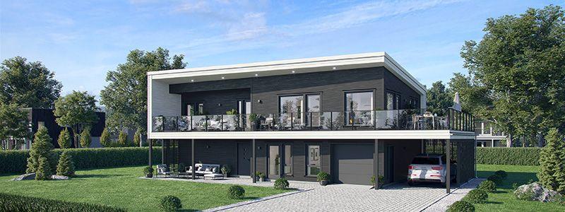 Bilde av en ferdighusmodell fra abchus