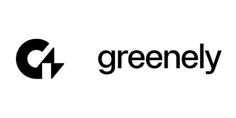 Logotyp för Greenely sedan 2025.