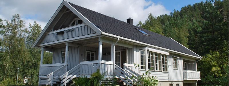 Bilde av en husfasade