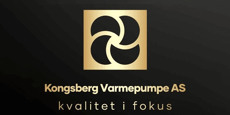 Logo til Konsberg Varmepumpe