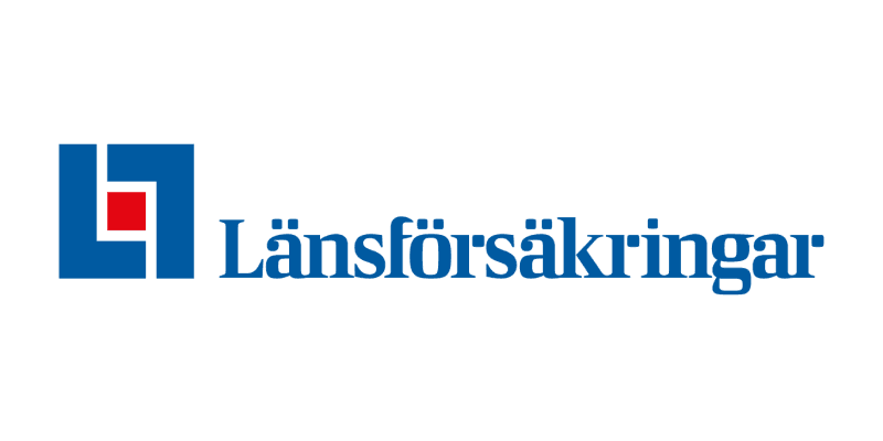 Försäkringsbolaget Länsförsäkringar logotyp.