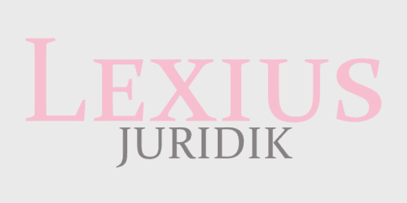 Logotyp från Lexius Juridik.