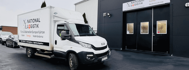National Logistik flyttbil.