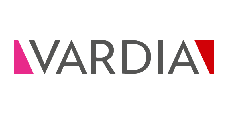 Försäkringsbolaget Vardia logotyp.
