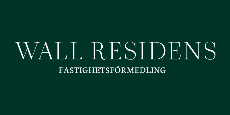 Mäklarbyrån Wall Residens Fastighetsförmedlings logotyp.