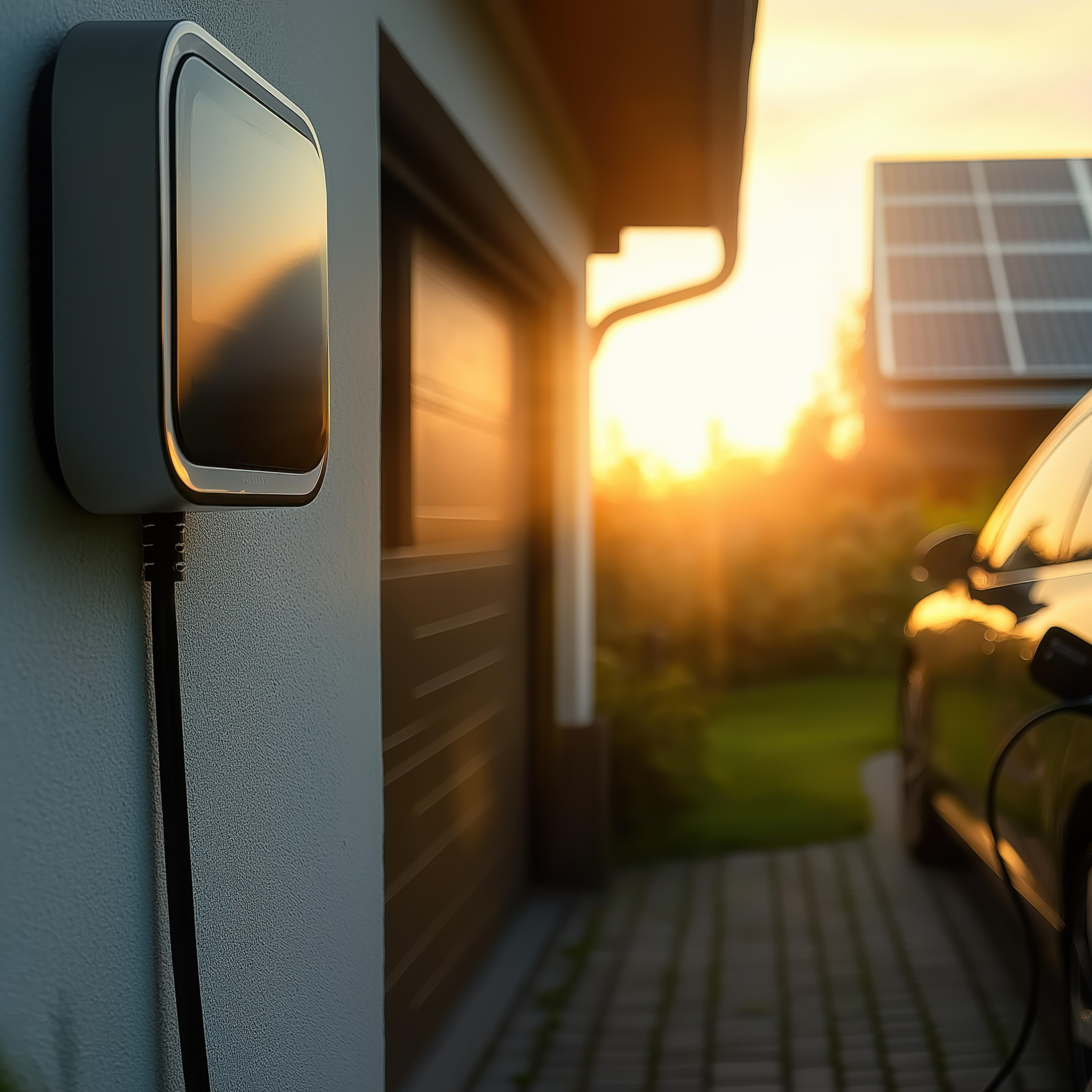 Laadpaal in Leuven bij een woning