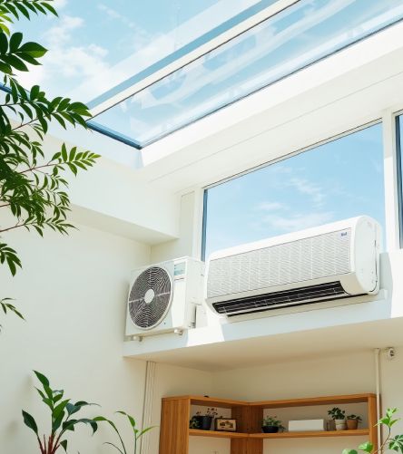 Aire acondicionado con placas solares