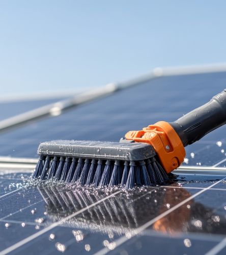 Limpieza de placas solares