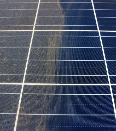 Limpieza de placas solares