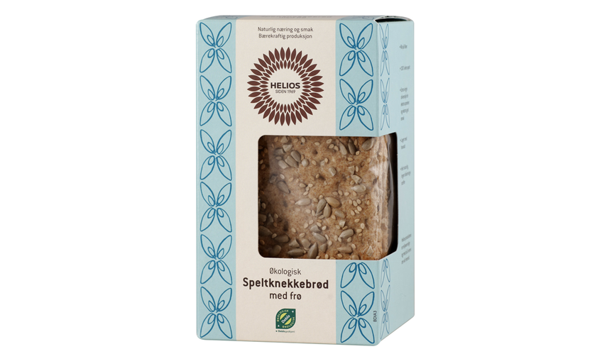 Helios Økologisk Speltknekkebrød med frø