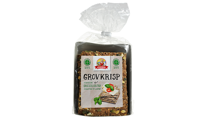 Synnøve Grovkrisp Hakkede gresskarfrø, sesamfrø og linfrø