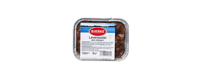 Bjerke Grov Ovnsbakt leverpostei