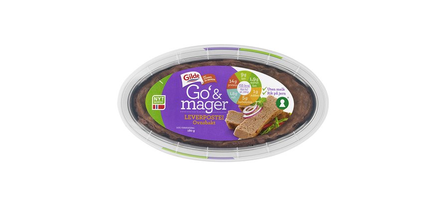 Gilde Go' og mager Ovnsbakt leverpostei