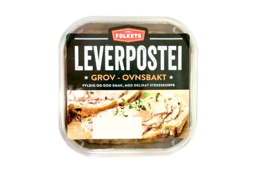 Folkets Grov Ovnsbakt leverpostei