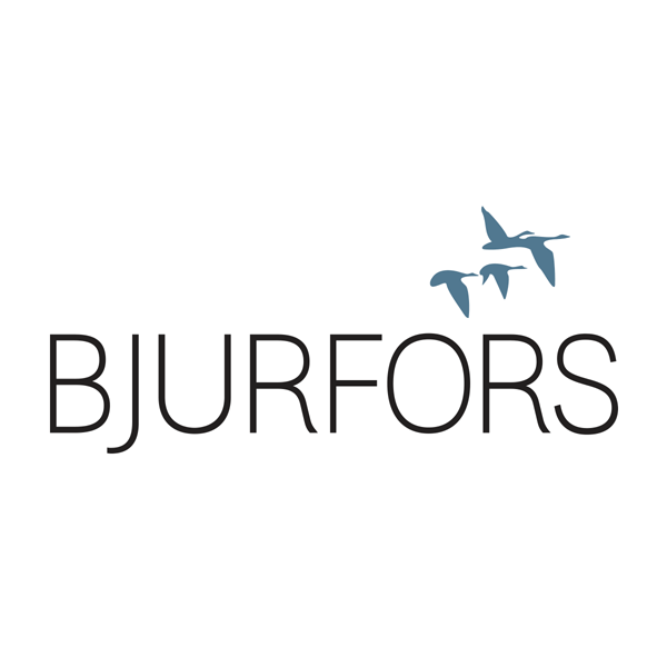 Mäklarkedjan Bjurfors logotyp.