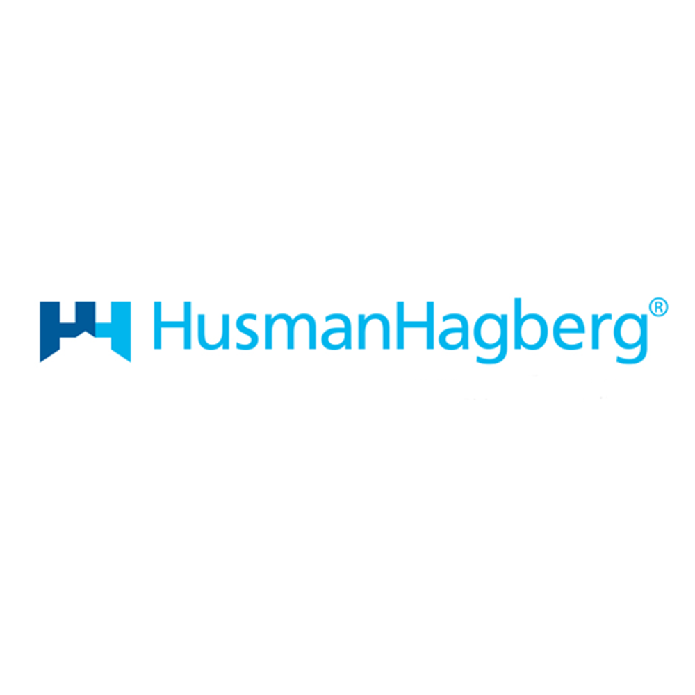 Mäklarkedjan HusmanHagbergs logotyp.