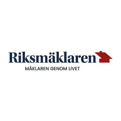 Mäklarbyrån Riksmäklarens logotyp.