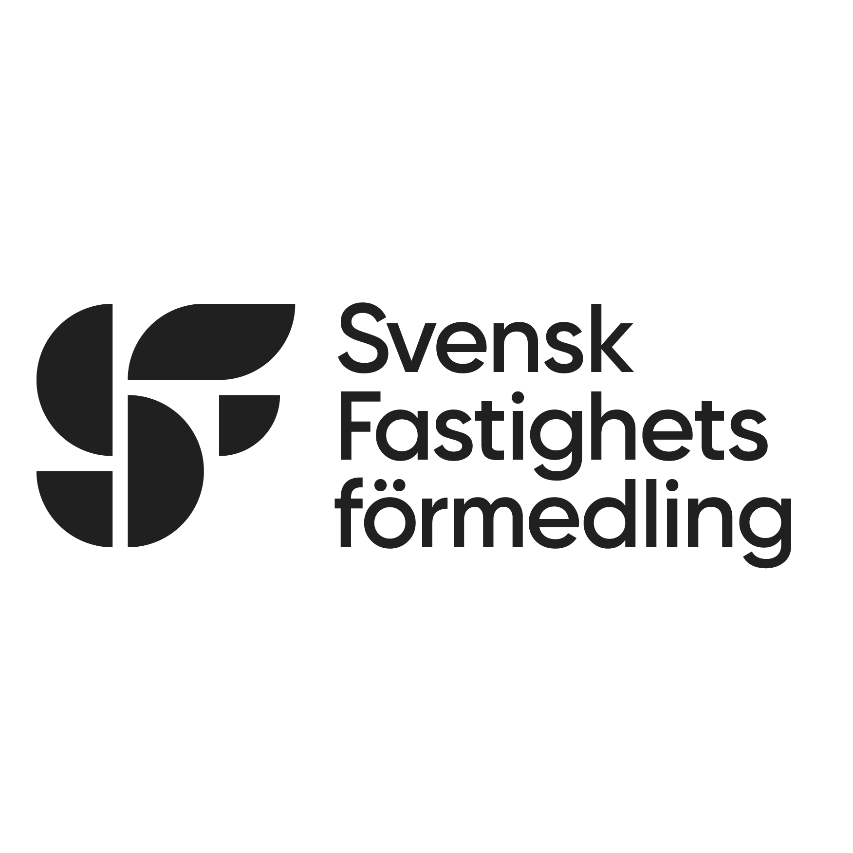 Mäklarbyrån Svensk Fastighetsförmedlings logotyp.