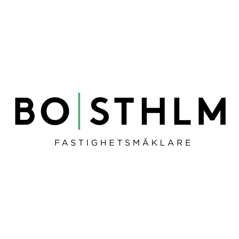 Mäklarbyrån BOSTHLM:s logotyp.
