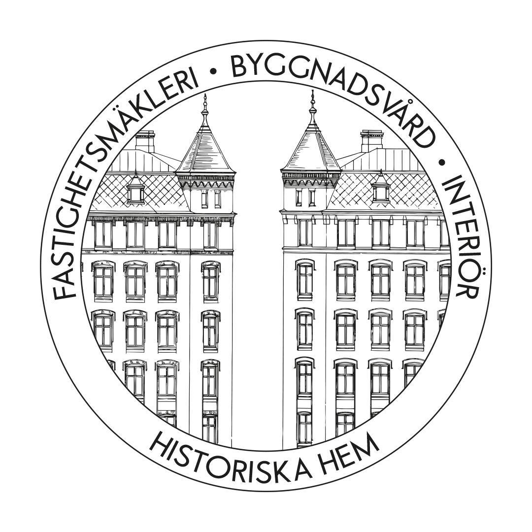 Mäklarbyrån Historiska Hems logotyp.