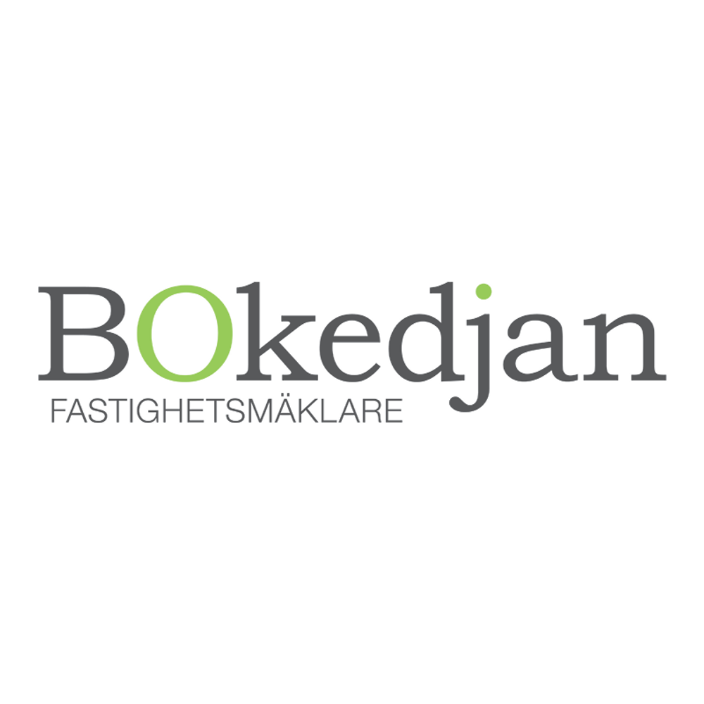 Mäklarbyrån BOkedjan Fastighetsmäklares logotyp.