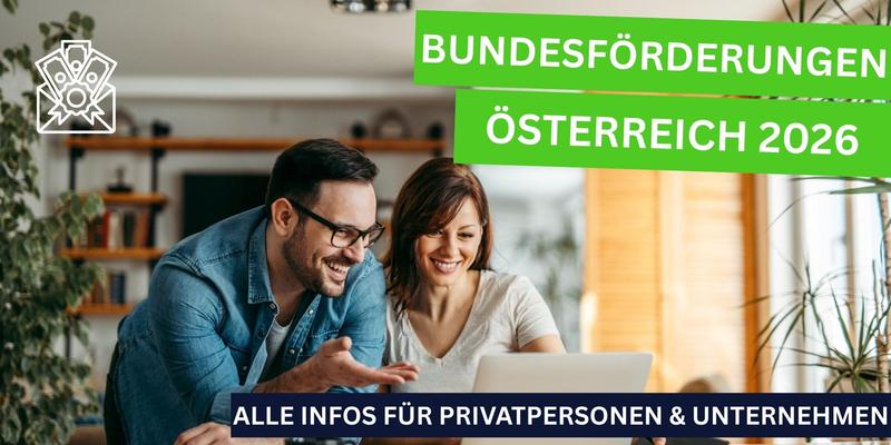 Symbolbild zur Förderaktion Kesseltausch 2026: moderne Wärmepumpe mit grüner Überschrift ‚Kesseltausch 2026‘.